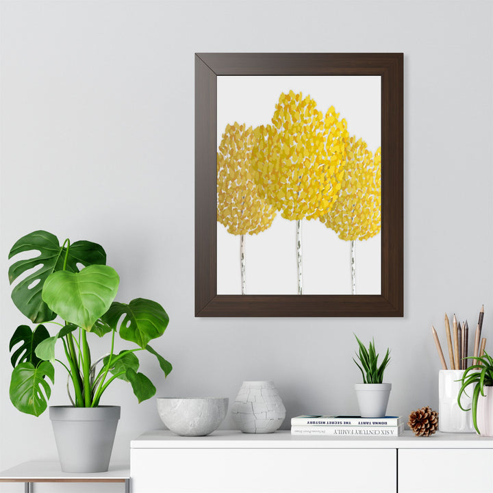 Fall Aspen Framed Print – Wall Art