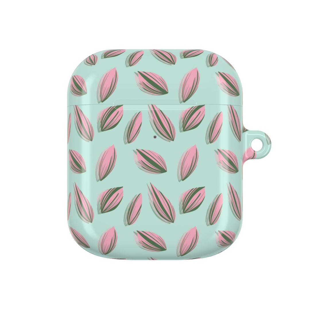 Tradescantia Nanouk Pattern AirPod Case Plant Inspired Protective Cover for AirPods
