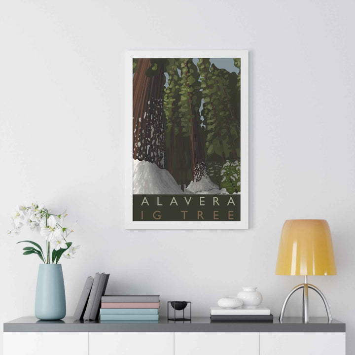 Calaveras Big Trees Minimalist Framed Print