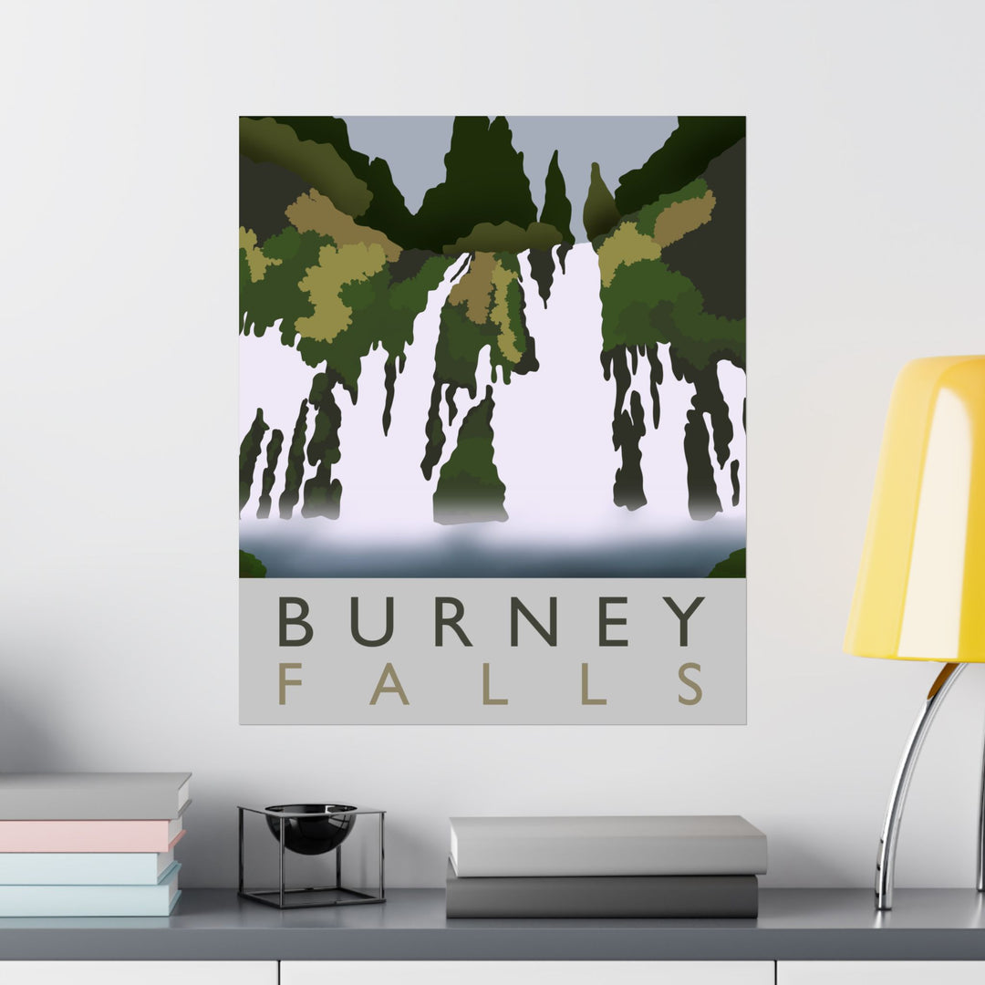 Burney Falls Print – Unframed Wall Art