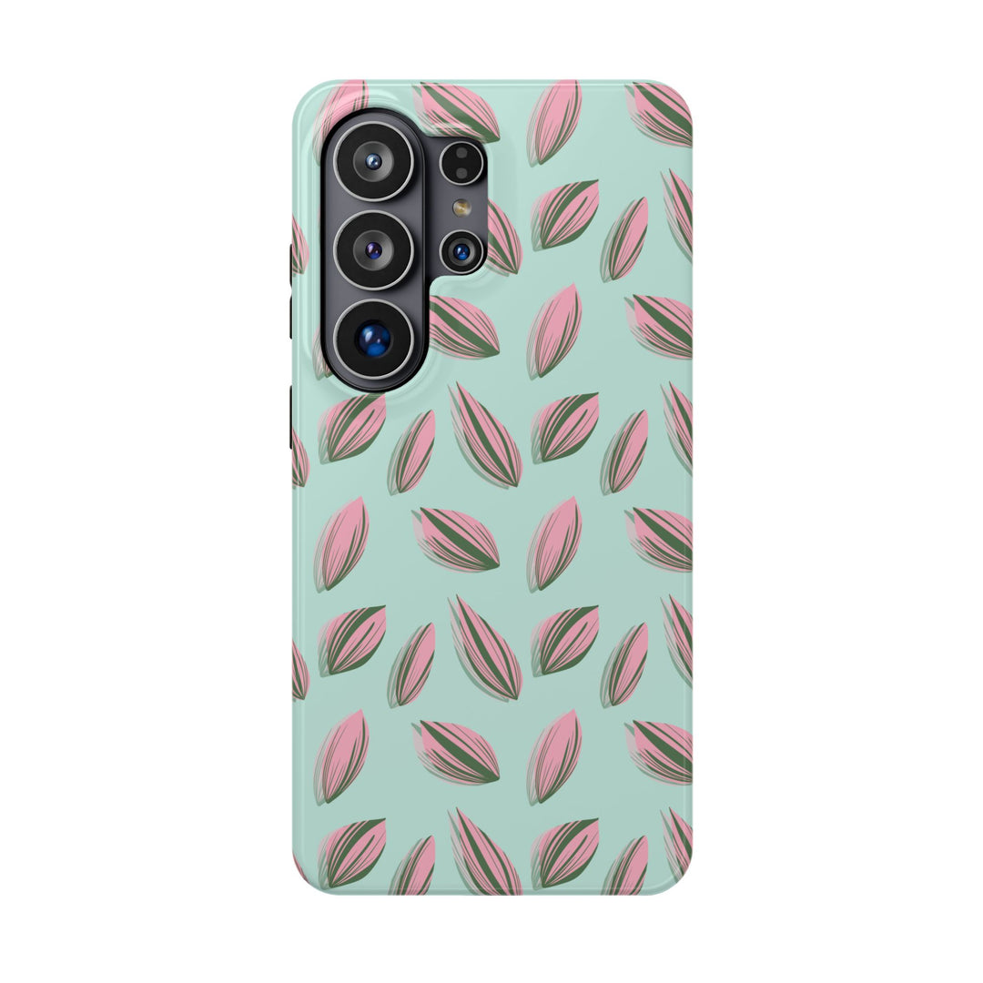 Tradescantia Nanouk Pattern Phone Case – Dual Layer Protective Cover