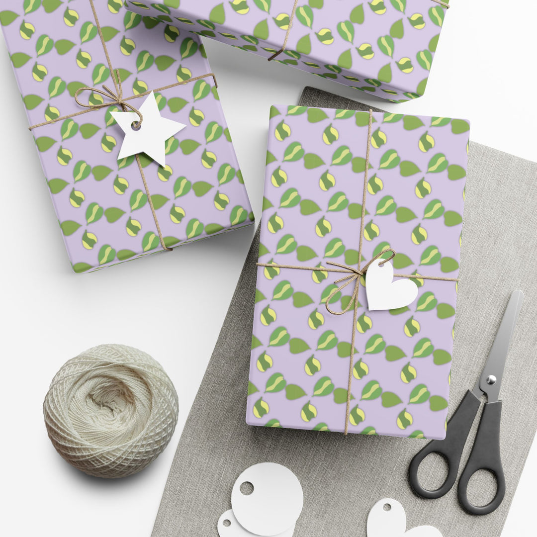 Hoya Kerrii Pattern Wrapping Paper – Botanical Gift Wrap Roll