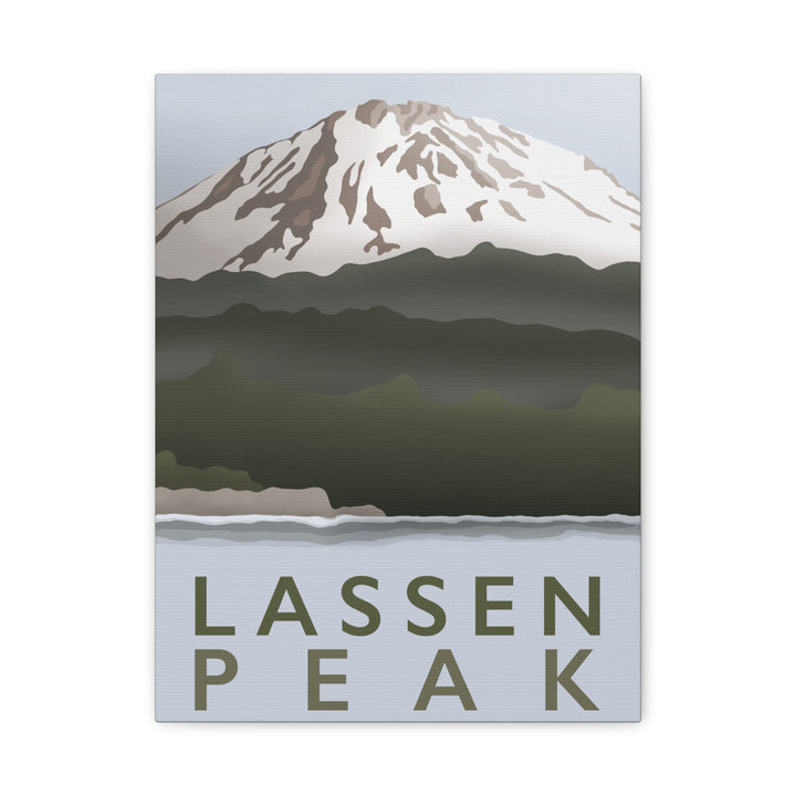 Lassen Peak Canvas Print – Botanical Wall Art by Printify