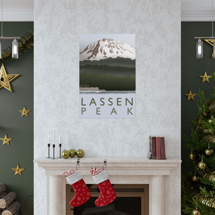 Lassen Peak Print – Unframed Wall Art