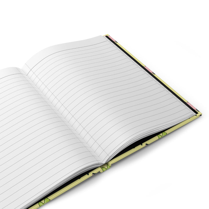 Alocasia Pattern Hardcover Journal For Plant Lovers Matte Finish Garden Notebook The Potted Pixel