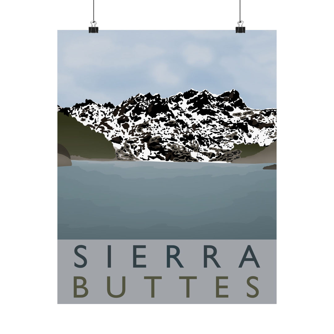 Sierra Buttes Print – Unframed Wall Art