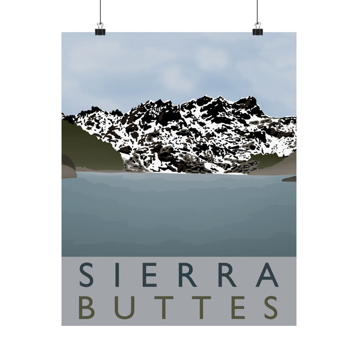 Sierra Buttes Print – Unframed Wall Art