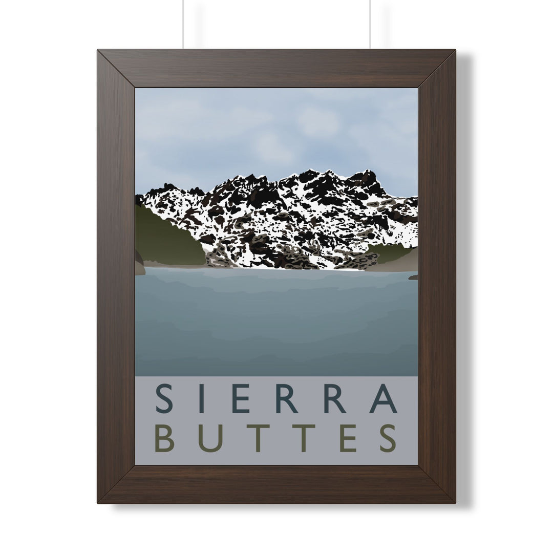 Sierra Buttes Framed Print – Wall Art