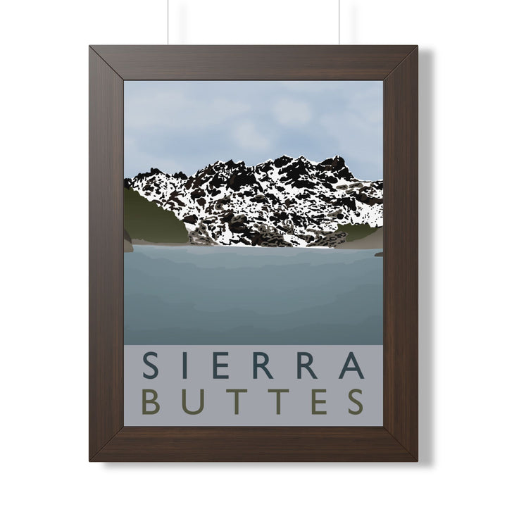 Sierra Buttes Framed Print – Wall Art