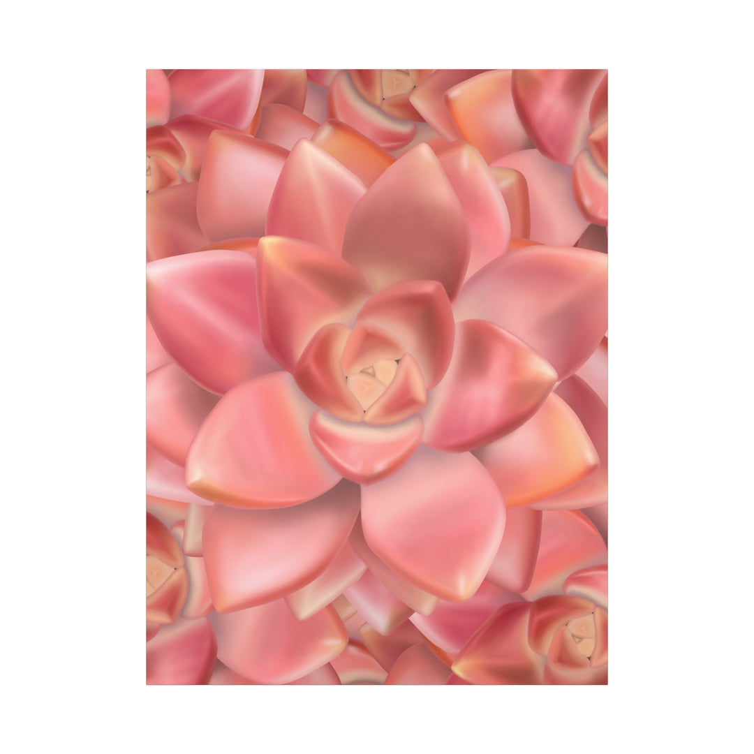 Graptosedum California Sunset Succulent Canvas Print – Botanical Wall Art - The Potted Pixel