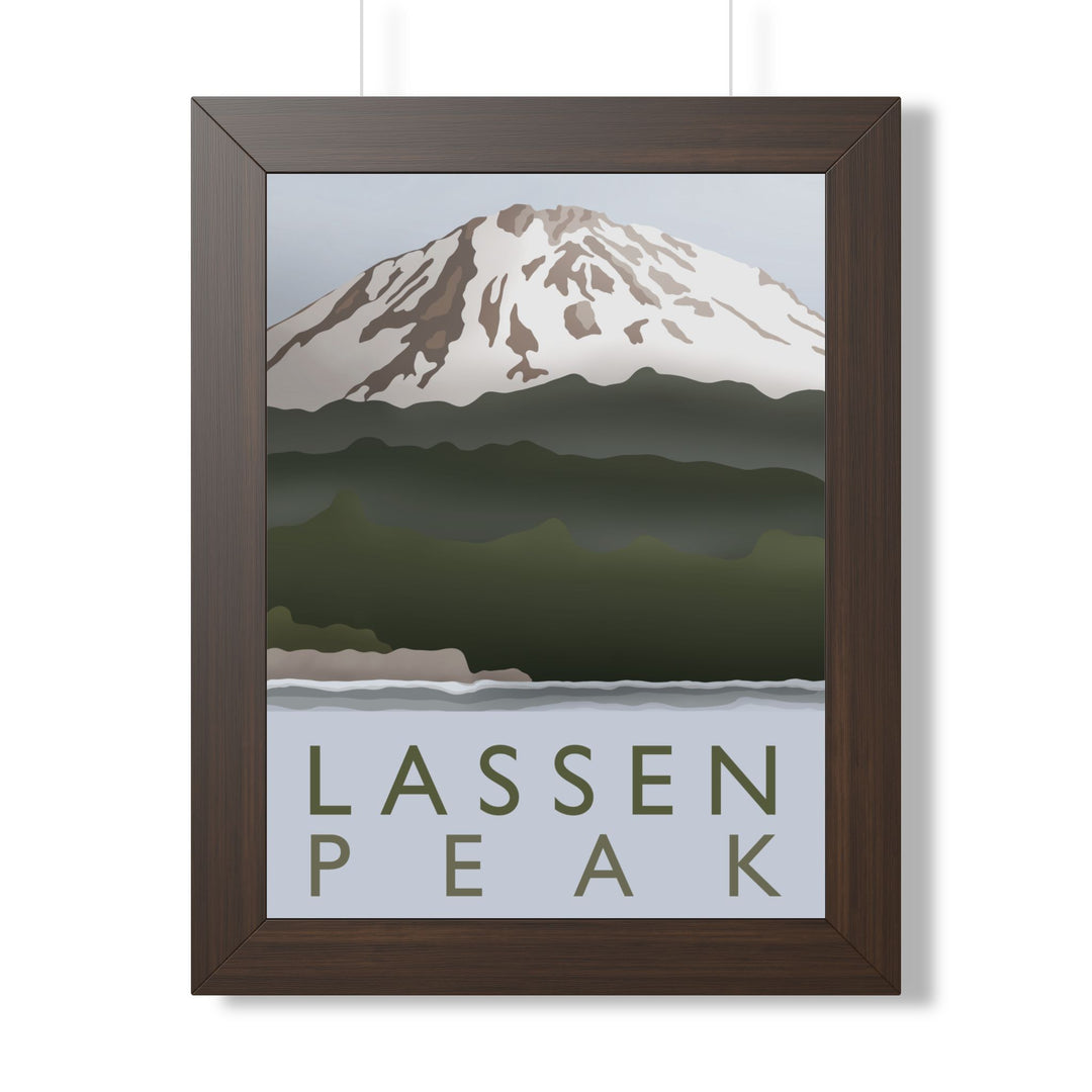 Lassen Peak Framed Print – Wall Art