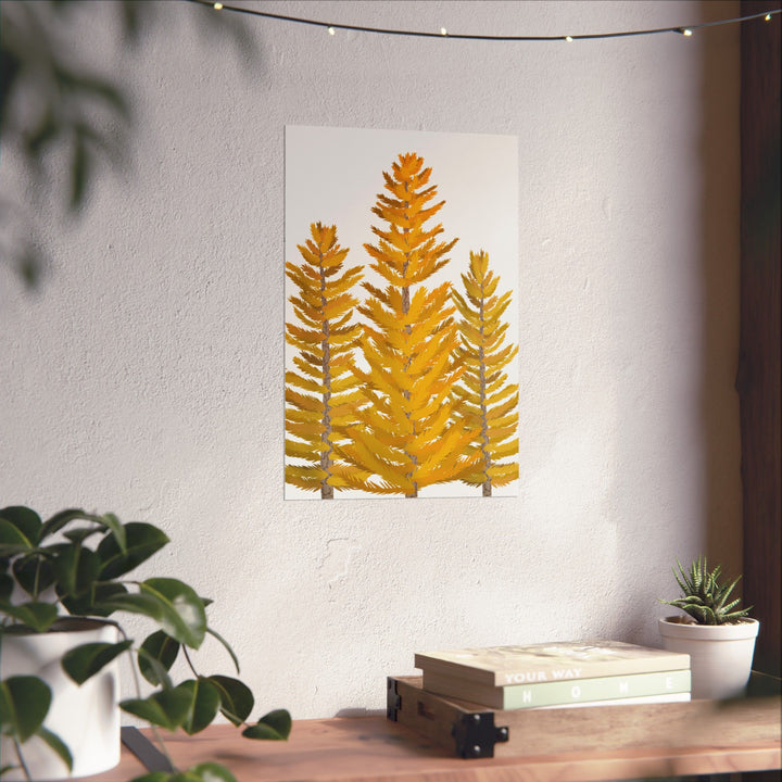 Western Larch Print – Unframed Wall Art