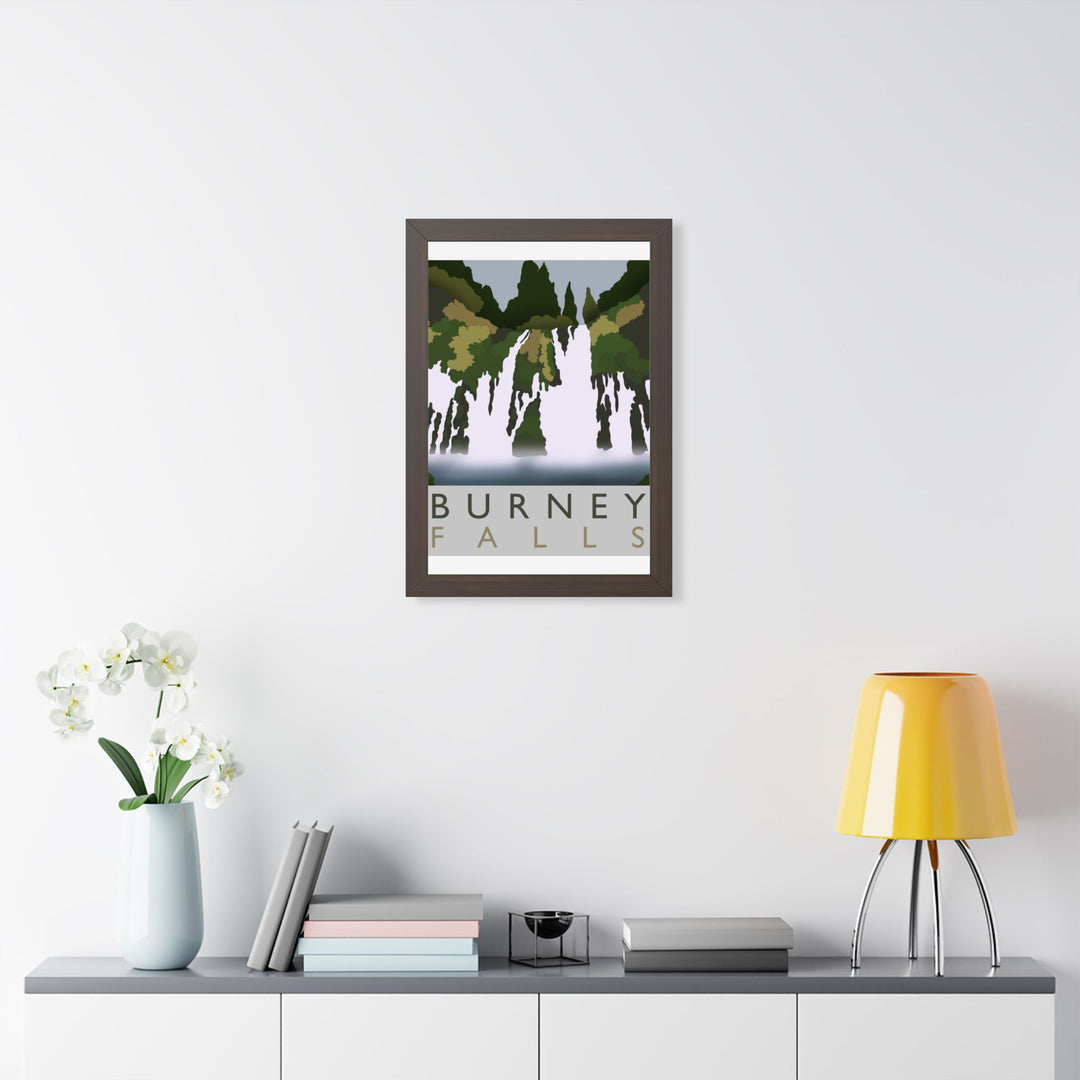 Burney Falls Framed Print – Wall Art