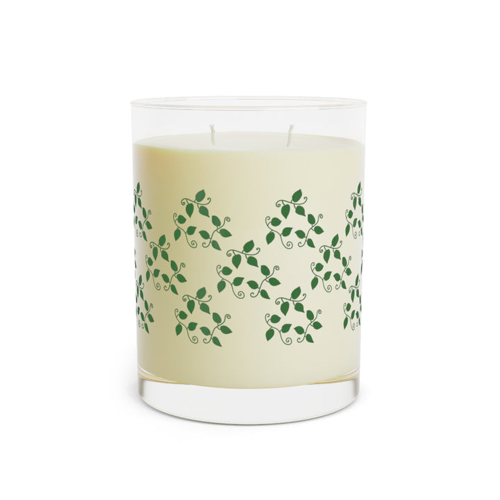 Pothos Pattern 11oz Scented Candle White Tea and Fig, Minted Lavender and Sage, Ocean Mist and Moss The Potted Pixel