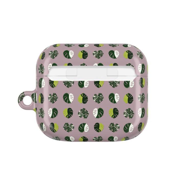Variegated Monstera Pattern AirPod Cases