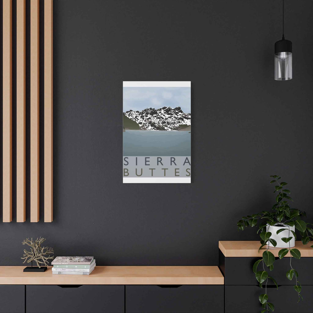 Sierra Buttes Minimalist Canvas