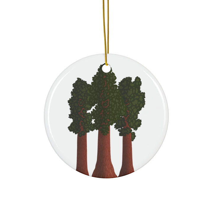 Giant Sequoias Ceramic Ornament