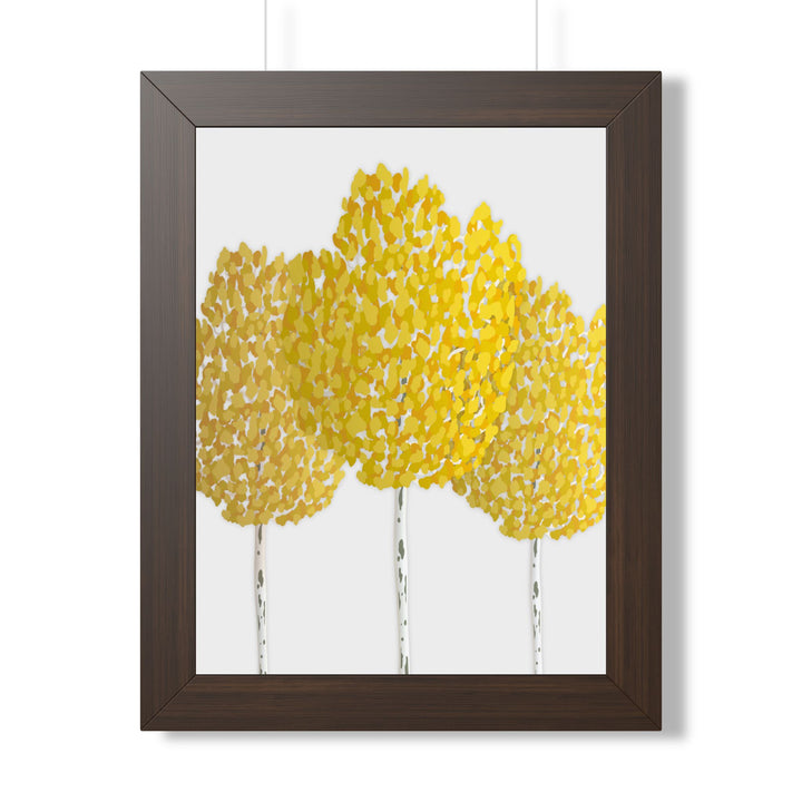Fall Aspen Framed Print – Wall Art