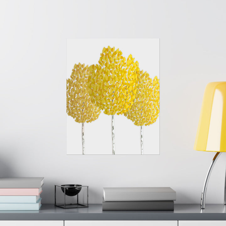 Fall Aspen Print – Unframed Wall Art