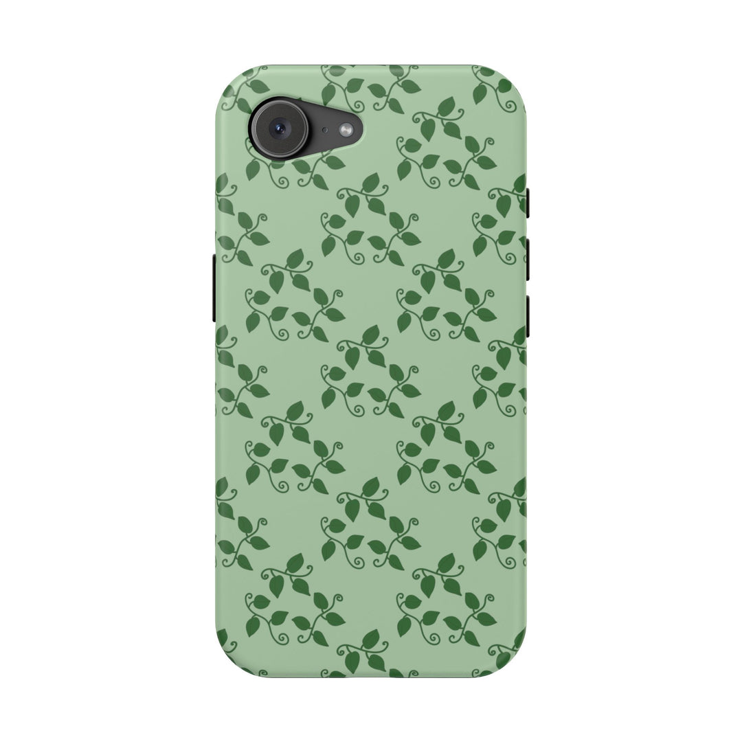 Pothos Pattern Phone Case – Dual Layer Protective Cover
