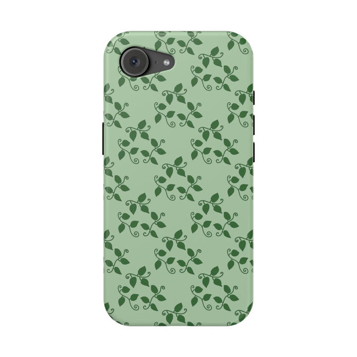 Pothos Pattern Phone Case – Dual Layer Protective Cover