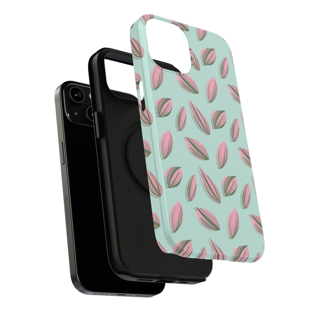 Tradescantia Nanouk Pattern Phone Case – Dual Layer Protective Cover