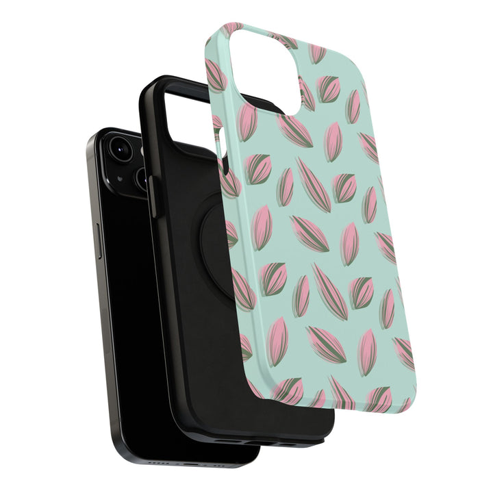 Tradescantia Nanouk Pattern Phone Case – Dual Layer Protective Cover