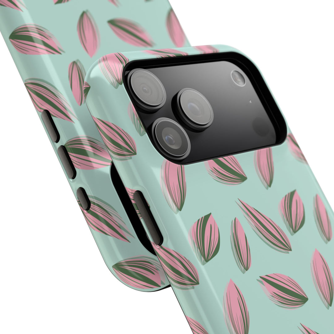 Tradescantia Nanouk Pattern Phone Case – Dual Layer Protective Cover