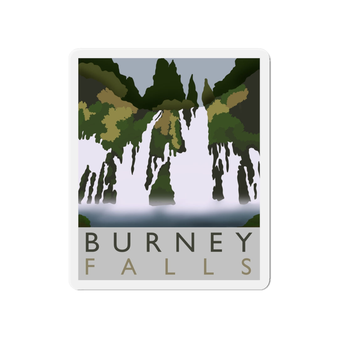 Burney Falls Magnet – Flexible Die Cut Vinyl