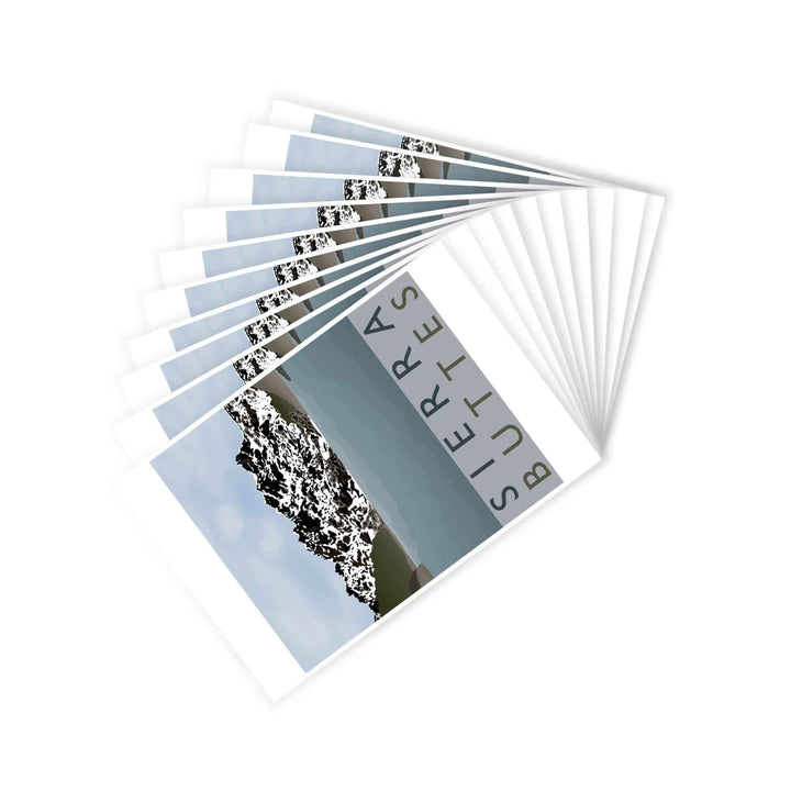 Sierra Buttes Minimalist Postcard, 10-pack
