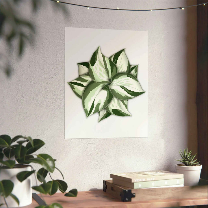 Manjula Pothos Print – Botanical Wall Art | Green Leaf Wall Decor | Unframed - The Potted Pixel