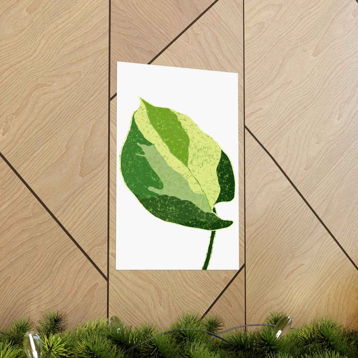 Pothos Wall Art – Botanical Poster on Museum Grade Paper | Indoor Plant Print Unframed - The Potted Pixel