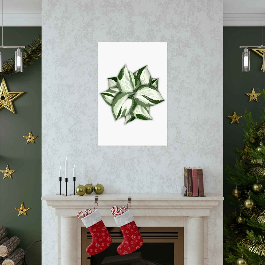 Manjula Pothos Print – Botanical Wall Art | Green Leaf Wall Decor | Unframed - The Potted Pixel