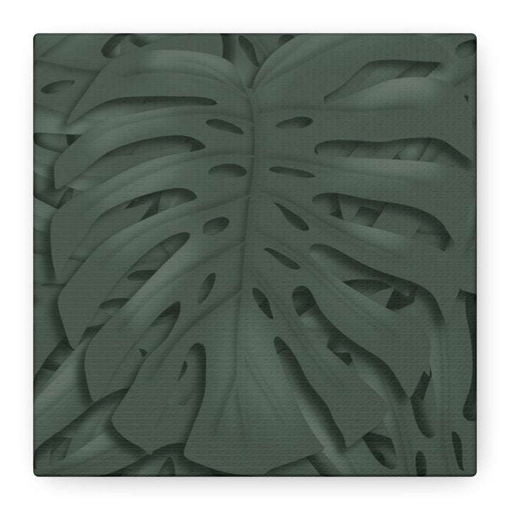 Monstera Canvas Art Tropical Leaf Wall Decor Durable Matte Finish Cotton Canvas Print 24x36