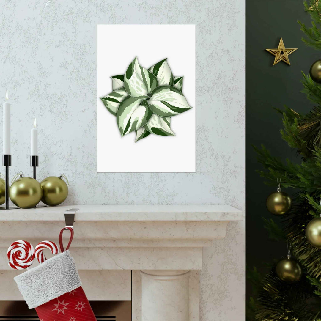 Manjula Pothos Print – Botanical Wall Art | Green Leaf Wall Decor | Unframed - The Potted Pixel