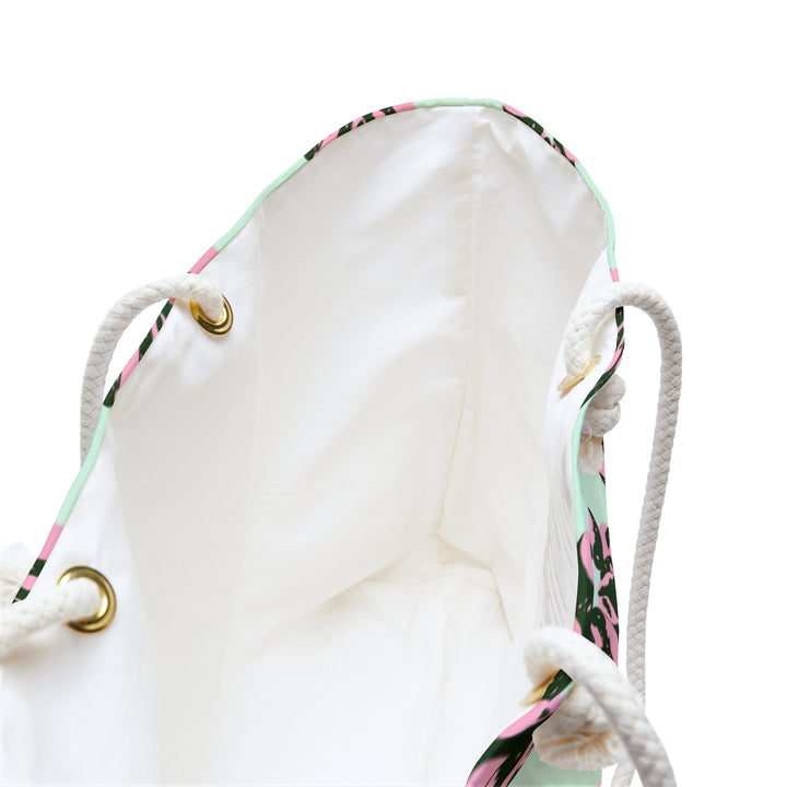 Pink Princess Philodendron Pattern Weekender Bag by Printify