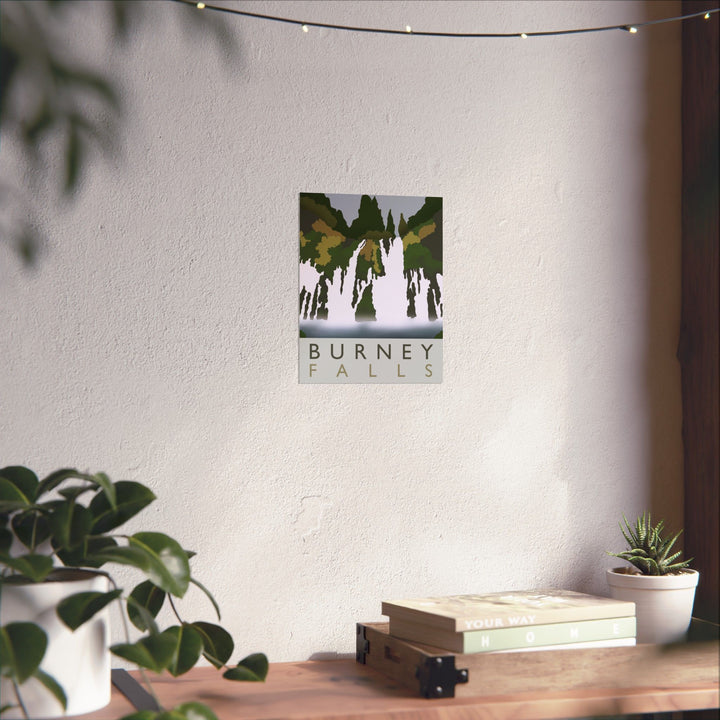 Burney Falls Print – Unframed Wall Art