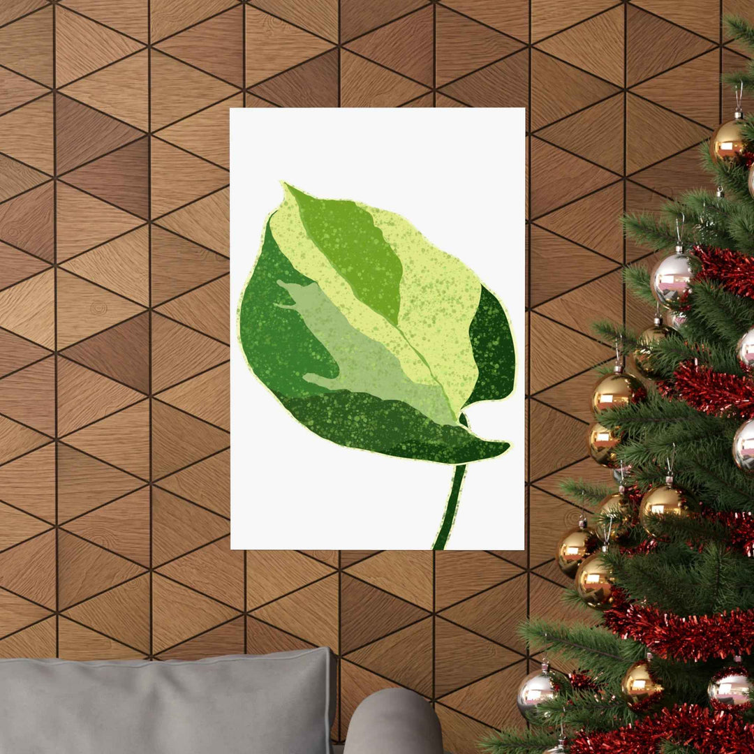 Pothos Wall Art – Botanical Poster on Museum Grade Paper | Indoor Plant Print Unframed - The Potted Pixel
