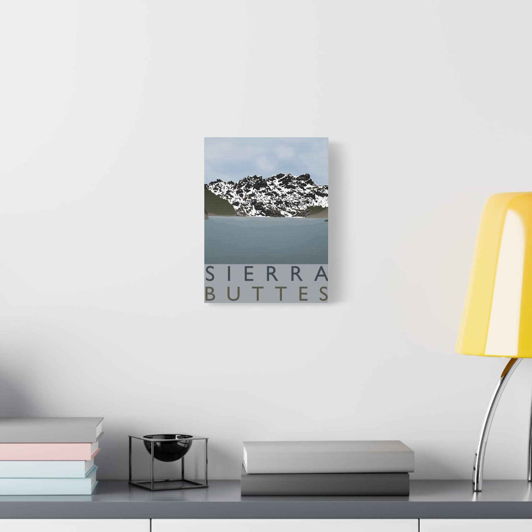 Sierra Buttes Minimalist Canvas