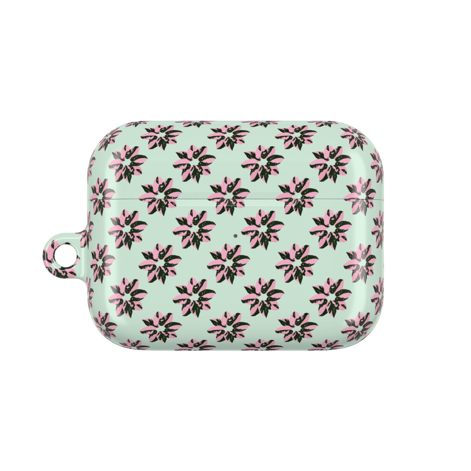 Pink Princess Philodendron Pattern AirPod Case by Printify