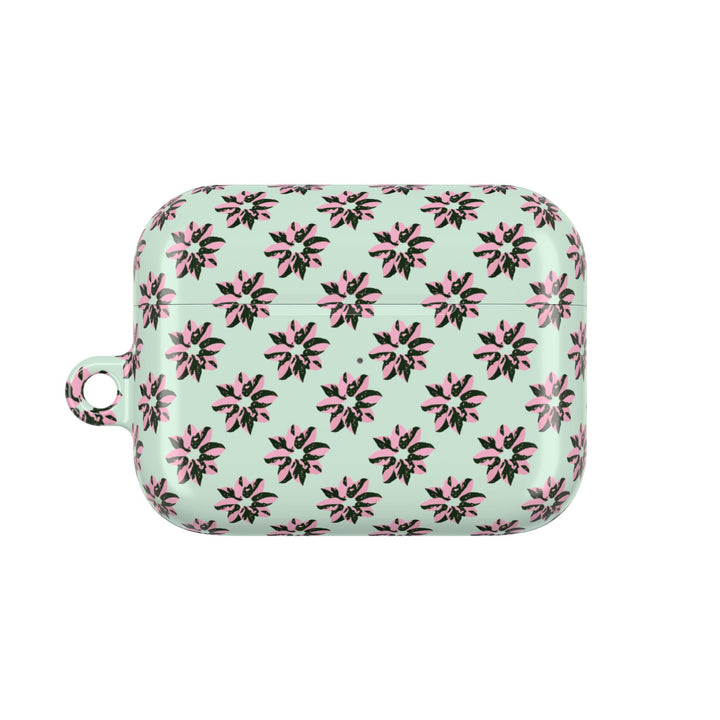 Pink Princess Philodendron Pattern AirPod Case by Printify