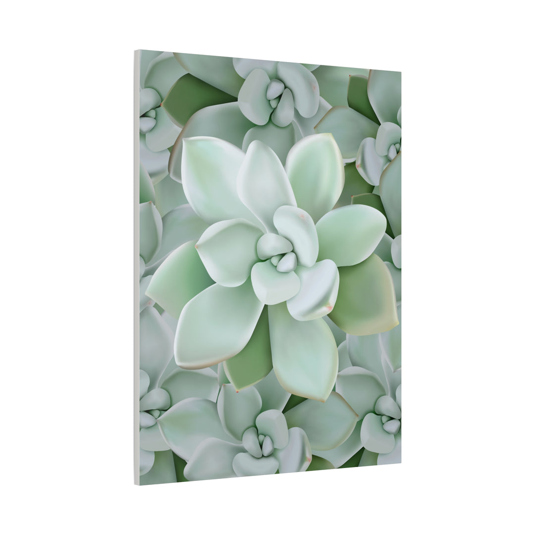 Pachyveria Haagei Succulent Pattern Canvas Art for Modern Home Decor 16x20 Matte Print