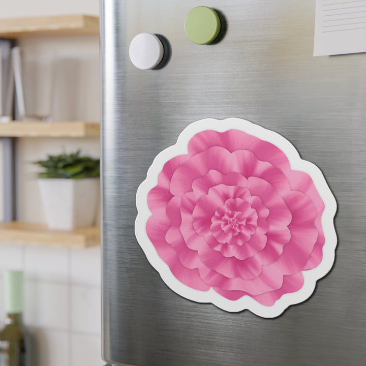 Abstract Peony Magnet