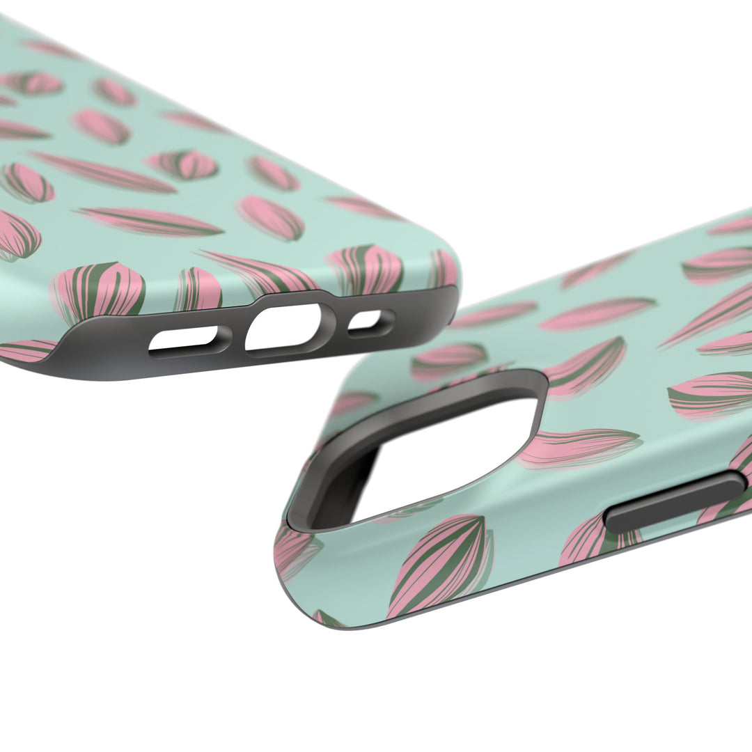 Tradescantia Nanouk Pattern Phone Case – Dual Layer Protective Cover