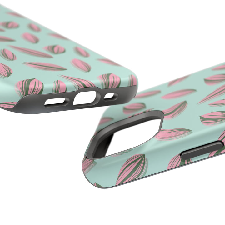 Tradescantia Nanouk Pattern Phone Case – Dual Layer Protective Cover