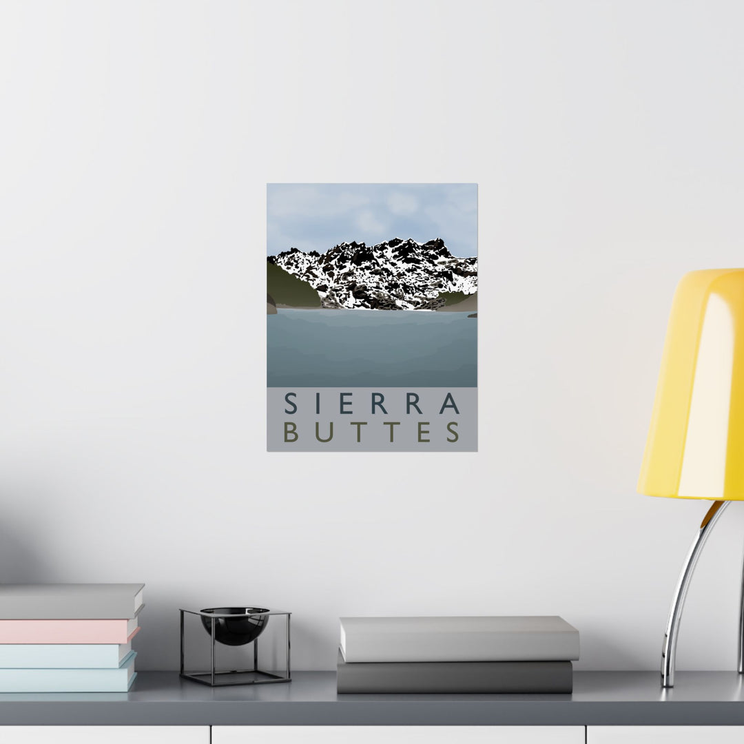 Sierra Buttes Print – Unframed Wall Art