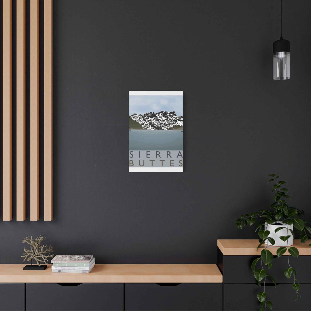 Sierra Buttes Minimalist Canvas