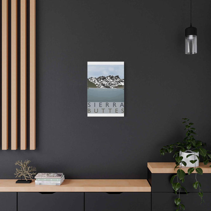 Sierra Buttes Minimalist Canvas