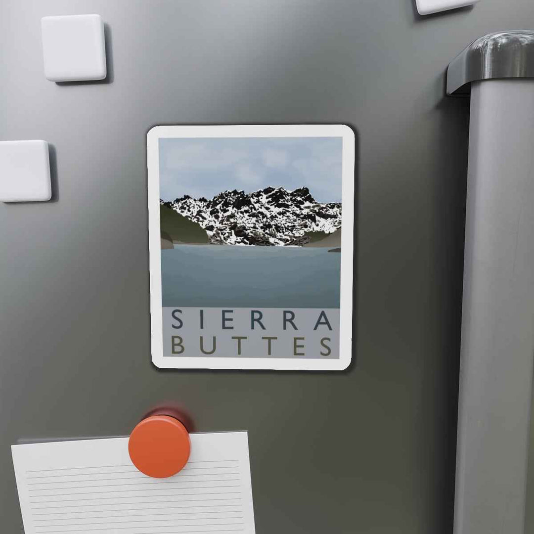 Sierra Buttes Minimalist Magnet