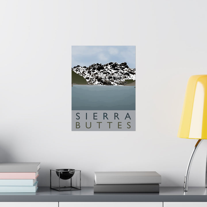 Sierra Buttes Print – Unframed Wall Art